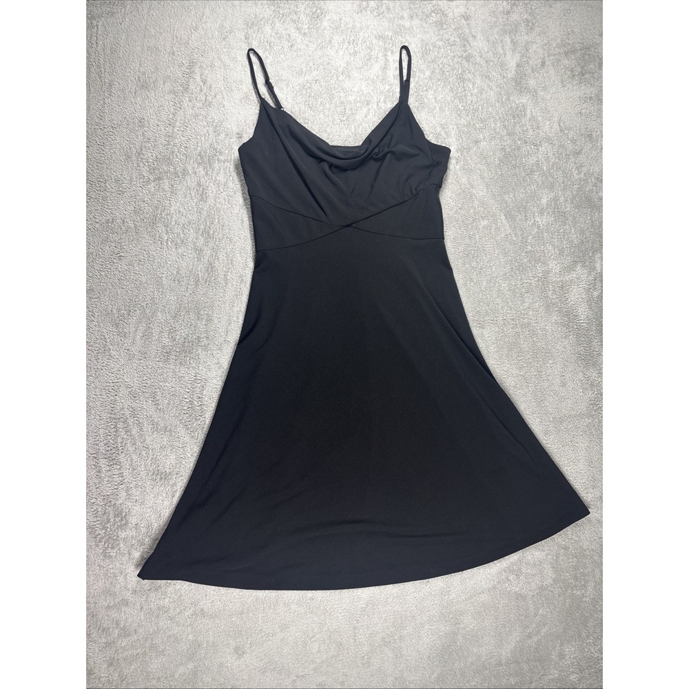 Donna Ricco Spaghetti Strap Black Dress Size 2P